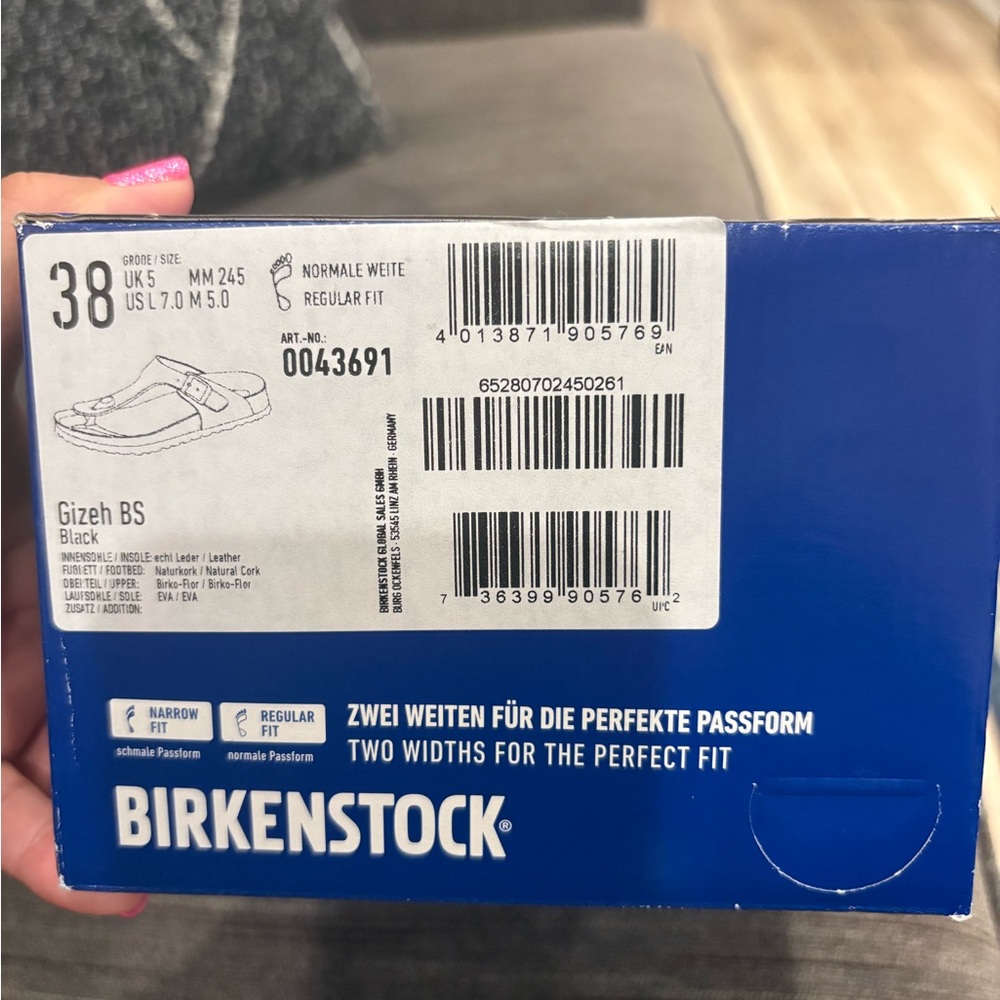 Birkenstock Gizeh Sandals - Classic Black